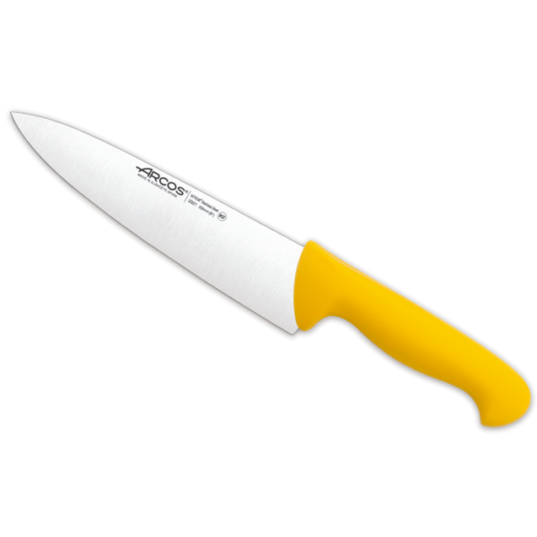 cuchillo-cocinero-amarillo-arcos-serie-1900-200-mm-menaje-galkimia-on-line